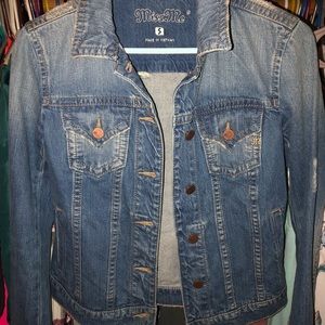 Miss Me distressed denim jacket